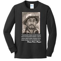 Deputy Festus Haggen Quote Kids Long Sleeve Shirt