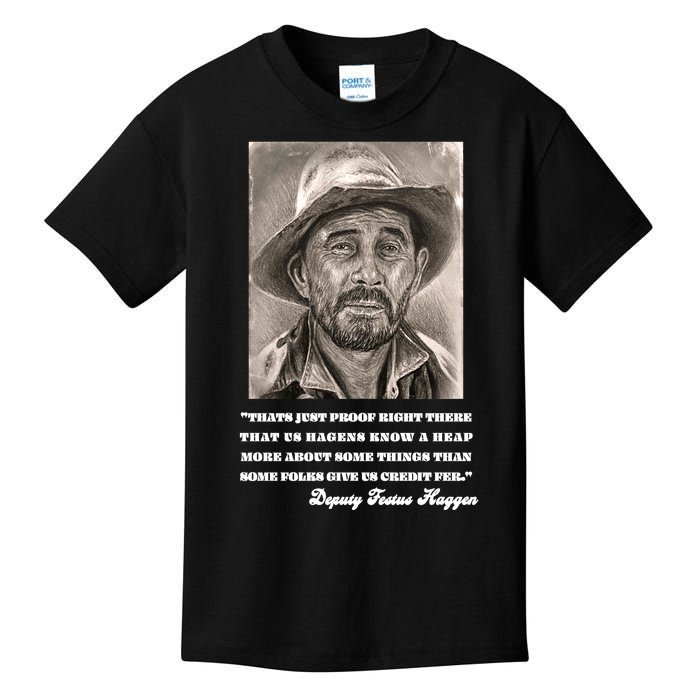 Deputy Festus Haggen Quote Kids T-Shirt