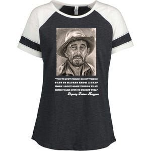 Deputy Festus Haggen Quote Enza Ladies Jersey Colorblock Tee