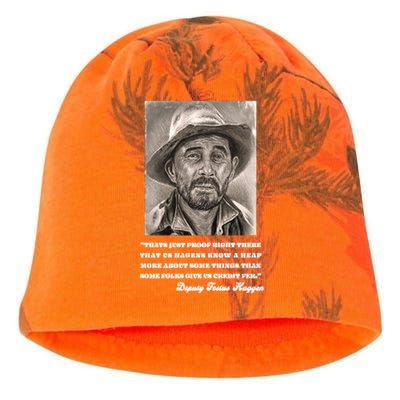 Deputy Festus Haggen Quote Kati - Camo Knit Beanie