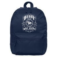 Derby Day Come For The Race Stay For The Mint Juleps 16 in Basic Backpack