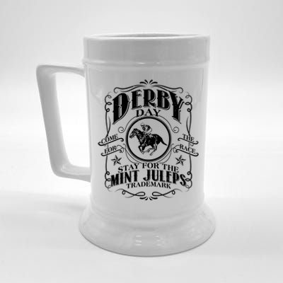 Derby Day Come For The Race Stay For The Mint Juleps Beer Stein