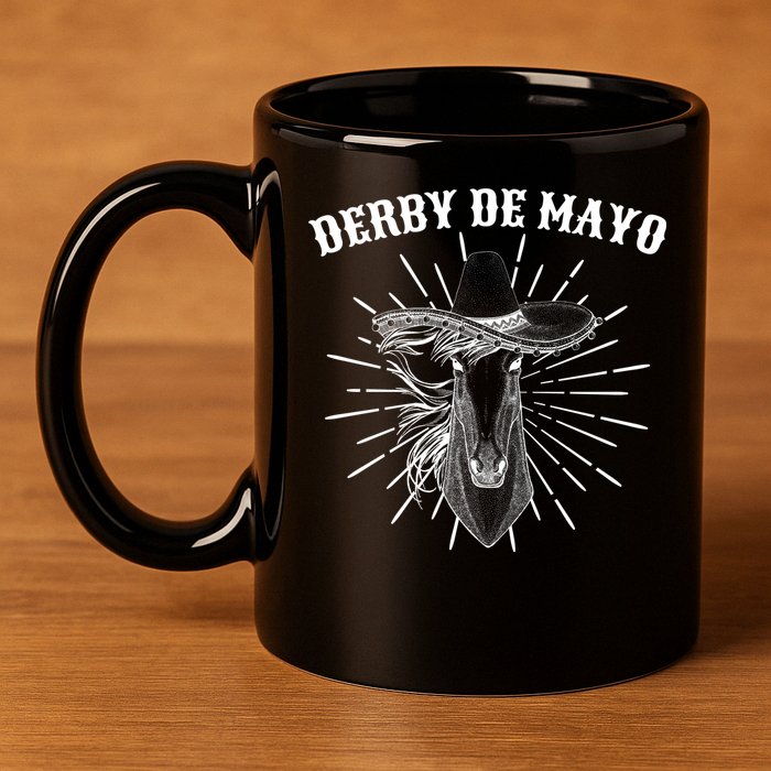 Derby De Mayo Horse  11oz C Handle Ceramic Mug