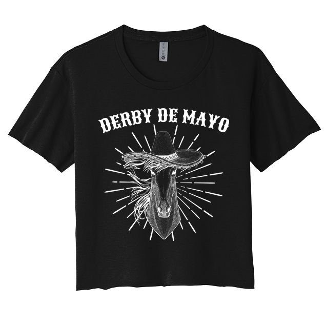 Derby De Mayo Horse  Crop Top