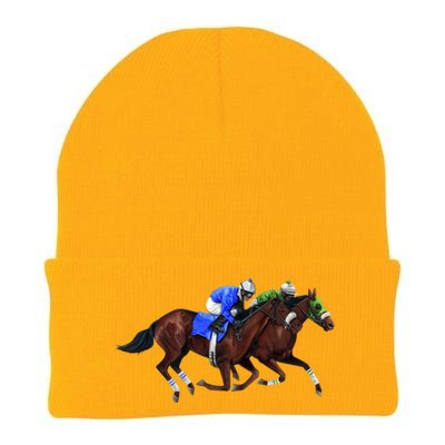 Derby Horse Racing Knit Cap Winter Beanie