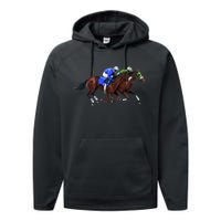 Derby Horse Racing Performance Fleece Hoodie