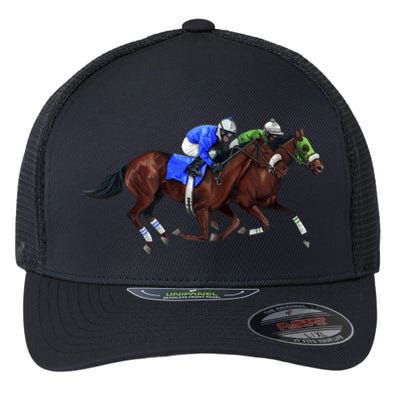 Derby Horse Racing Flexfit Unipanel Trucker Cap