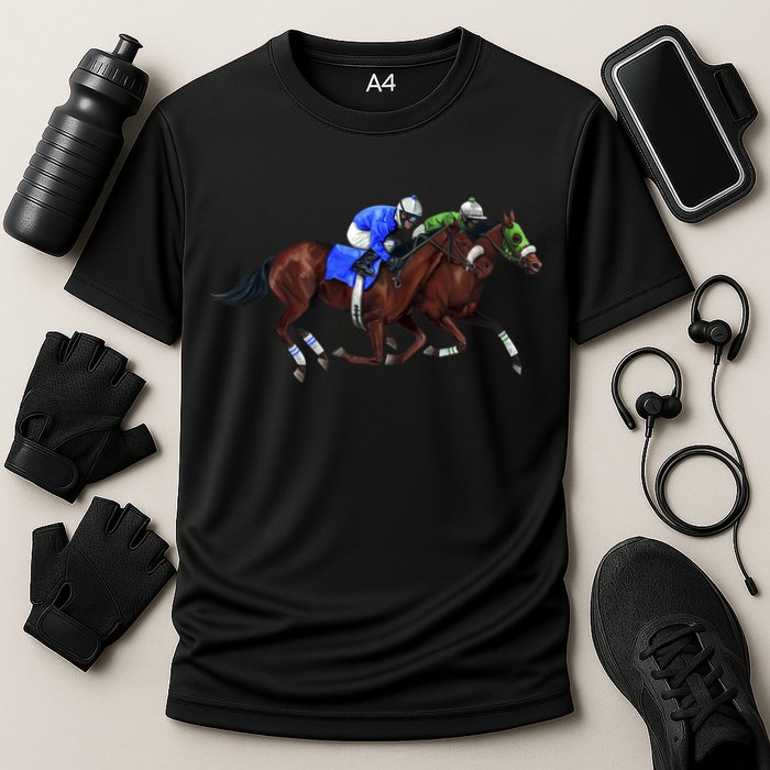 Derby Horse Racing Cooling Performance Crew T-Shirt