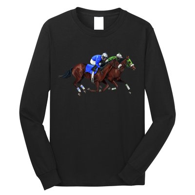 Derby Horse Racing Long Sleeve Shirt