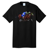 Derby Horse Racing Tall T-Shirt