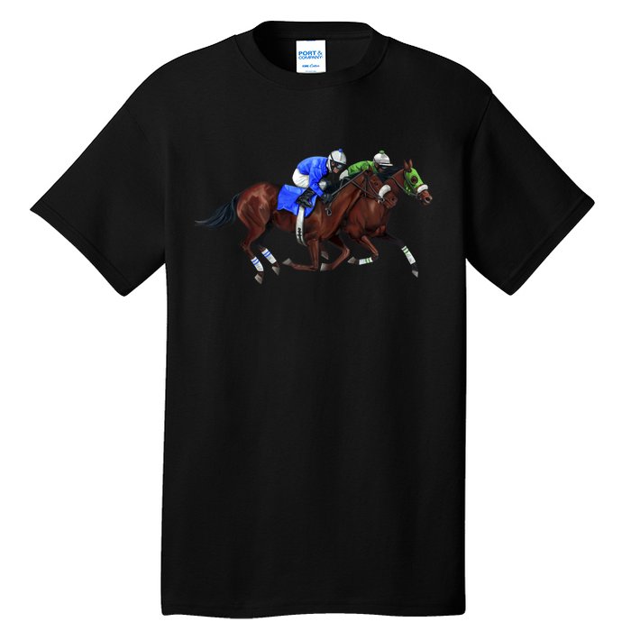 Derby Horse Racing Tall T-Shirt