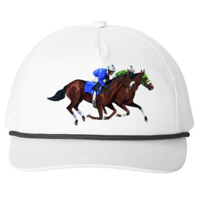 Derby Horse Racing Snapback Five-Panel Rope Hat