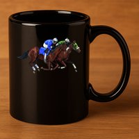 Derby Horse Racing 11oz C Handle Ceramic Mug