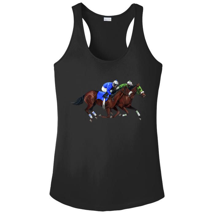 Derby Horse Racing Ladies PosiCharge Competitor Racerback Tank