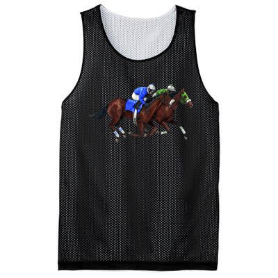 Derby Horse Racing Mesh Reversible Basketball Jersey Tank