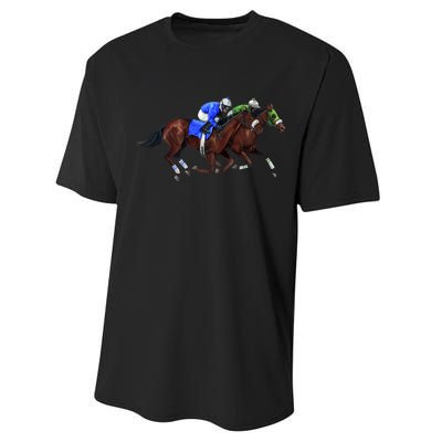 Derby Horse Racing Performance Sprint T-Shirt