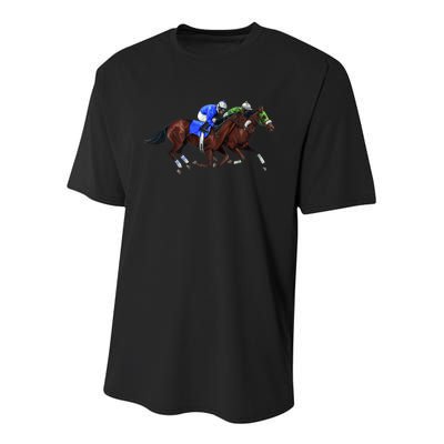 Derby Horse Racing Youth Performance Sprint T-Shirt