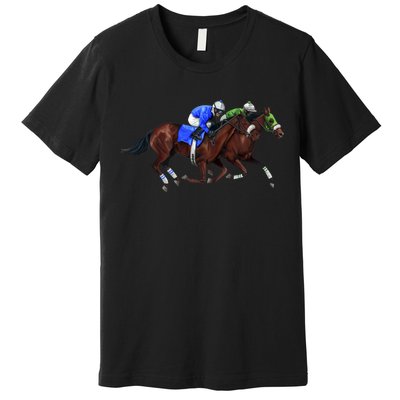 Derby Horse Racing Premium T-Shirt