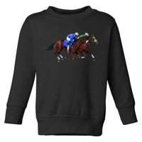 Derby Horse Racing Toddler Sweatshirt