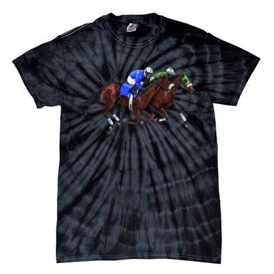 Derby Horse Racing Tie-Dye T-Shirt