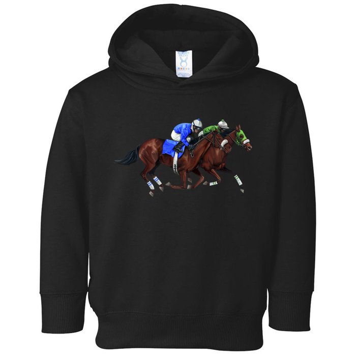 Derby Horse Racing Toddler Hoodie