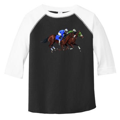 Derby Horse Racing Toddler Fine Jersey T-Shirt