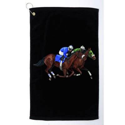 Derby Horse Racing Platinum Collection Golf Towel