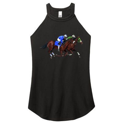 Derby Horse Racing Women's Perfect Tri Rocker Tank