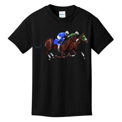 Derby Horse Racing Kids T-Shirt