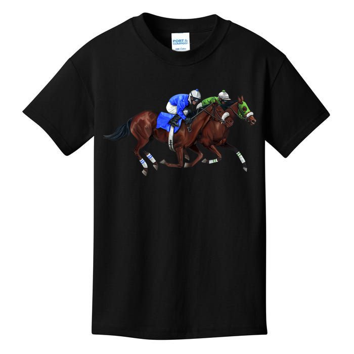 Derby Horse Racing Kids T-Shirt