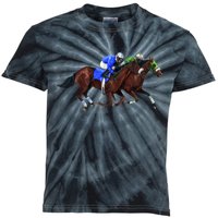 Derby Horse Racing Kids Tie-Dye T-Shirt