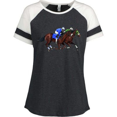 Derby Horse Racing Enza Ladies Jersey Colorblock Tee