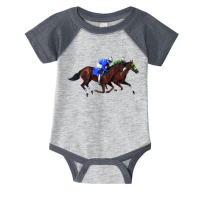 Derby Horse Racing Infant Baby Jersey Bodysuit