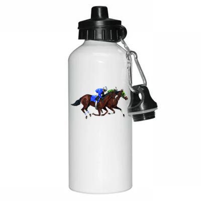 Derby Horse Racing Aluminum Water Bottle