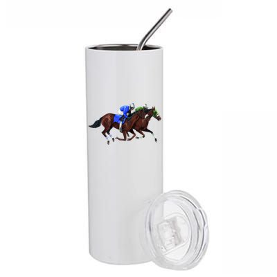 Derby Horse Racing Stainless Steel Tumbler