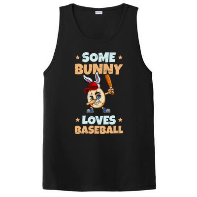 Dabbing Easter Some Bunny Loves Baseball Rabbit Cap Egg Gift PosiCharge Competitor Tank