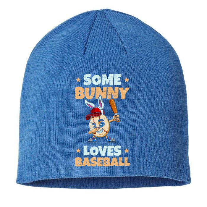 Dabbing Easter Some Bunny Loves Baseball Rabbit Cap Egg Gift Sustainable Beanie