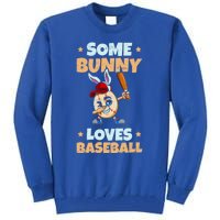 Dabbing Easter Some Bunny Loves Baseball Rabbit Cap Egg Gift Tall Sweatshirt