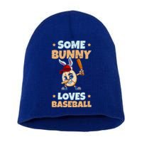 Dabbing Easter Some Bunny Loves Baseball Rabbit Cap Egg Gift Short Acrylic Beanie