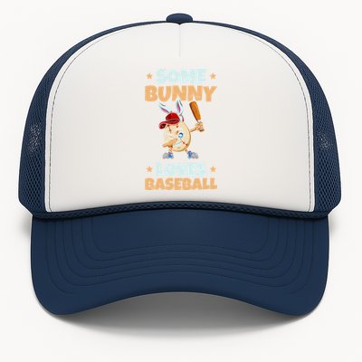 Dabbing Easter Some Bunny Loves Baseball Rabbit Cap Egg Gift Trucker Hat