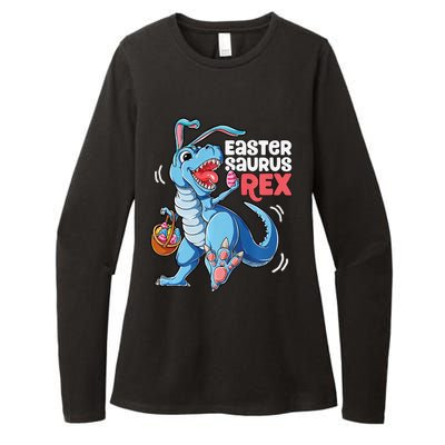 Dinosaur Easter Saurus T Rex Bunny Gifts Egg Premium Womens CVC Long Sleeve Shirt