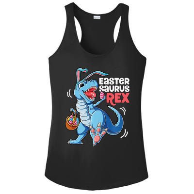 Dinosaur Easter Saurus T Rex Bunny Gifts Egg Premium Ladies PosiCharge Competitor Racerback Tank