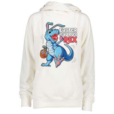 Dinosaur Easter Saurus T Rex Bunny Gifts Egg Premium Womens Funnel Neck Pullover Hood