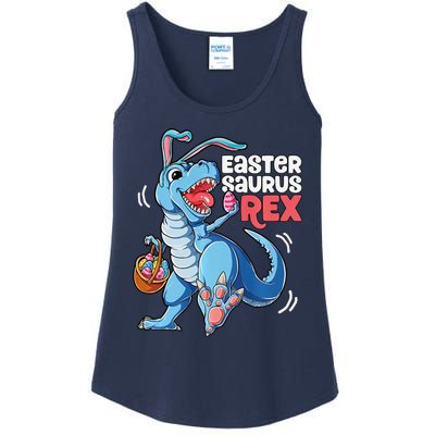 Dinosaur Easter Saurus T Rex Bunny Gifts Egg Premium Ladies Essential Tank