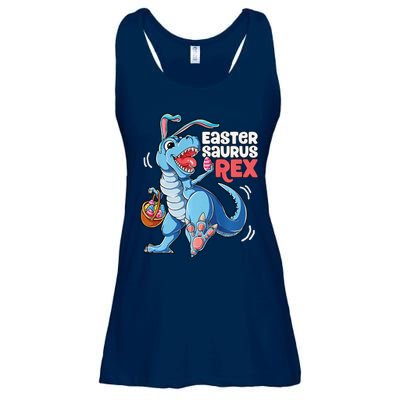 Dinosaur Easter Saurus T Rex Bunny Gifts Egg Premium Ladies Essential Flowy Tank