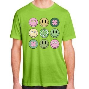 Disco Emoji St Patrick Day Cute Adult ChromaSoft Performance T-Shirt