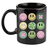 Disco Emoji St Patrick Day Cute 11oz C Handle Ceramic Mug