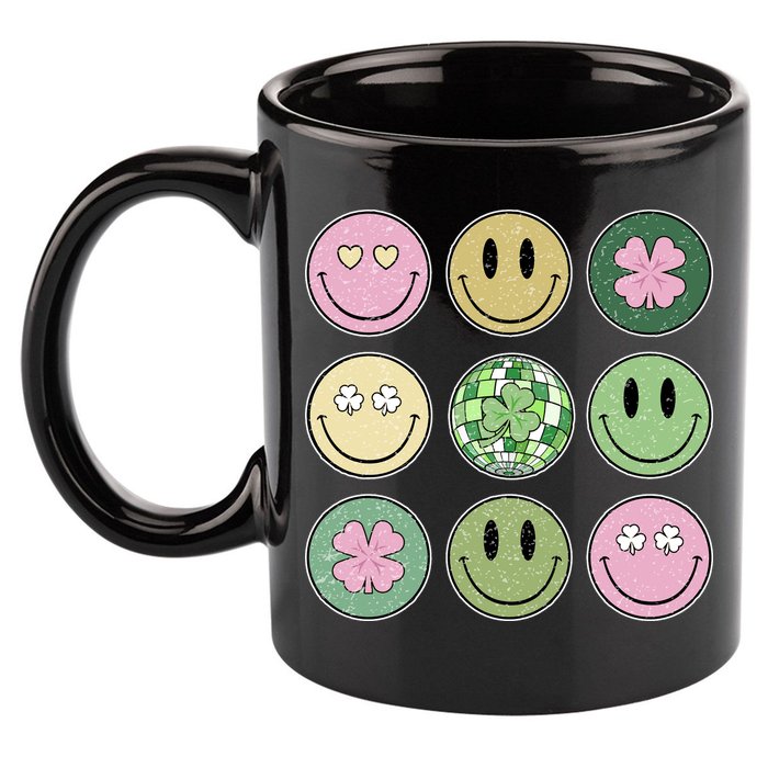 Disco Emoji St Patrick Day Cute 11oz C Handle Ceramic Mug