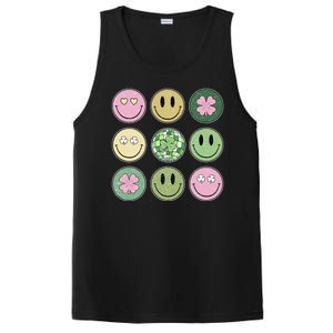 Disco Emoji St Patrick Day Cute PosiCharge Competitor Tank