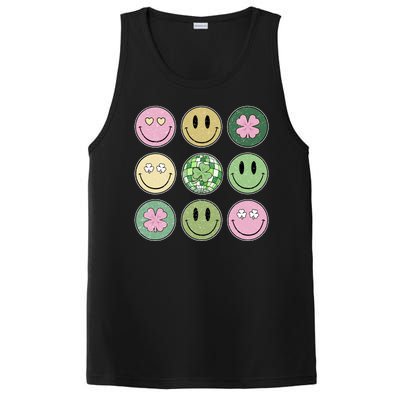 Disco Emoji St Patrick Day Cute PosiCharge Competitor Tank